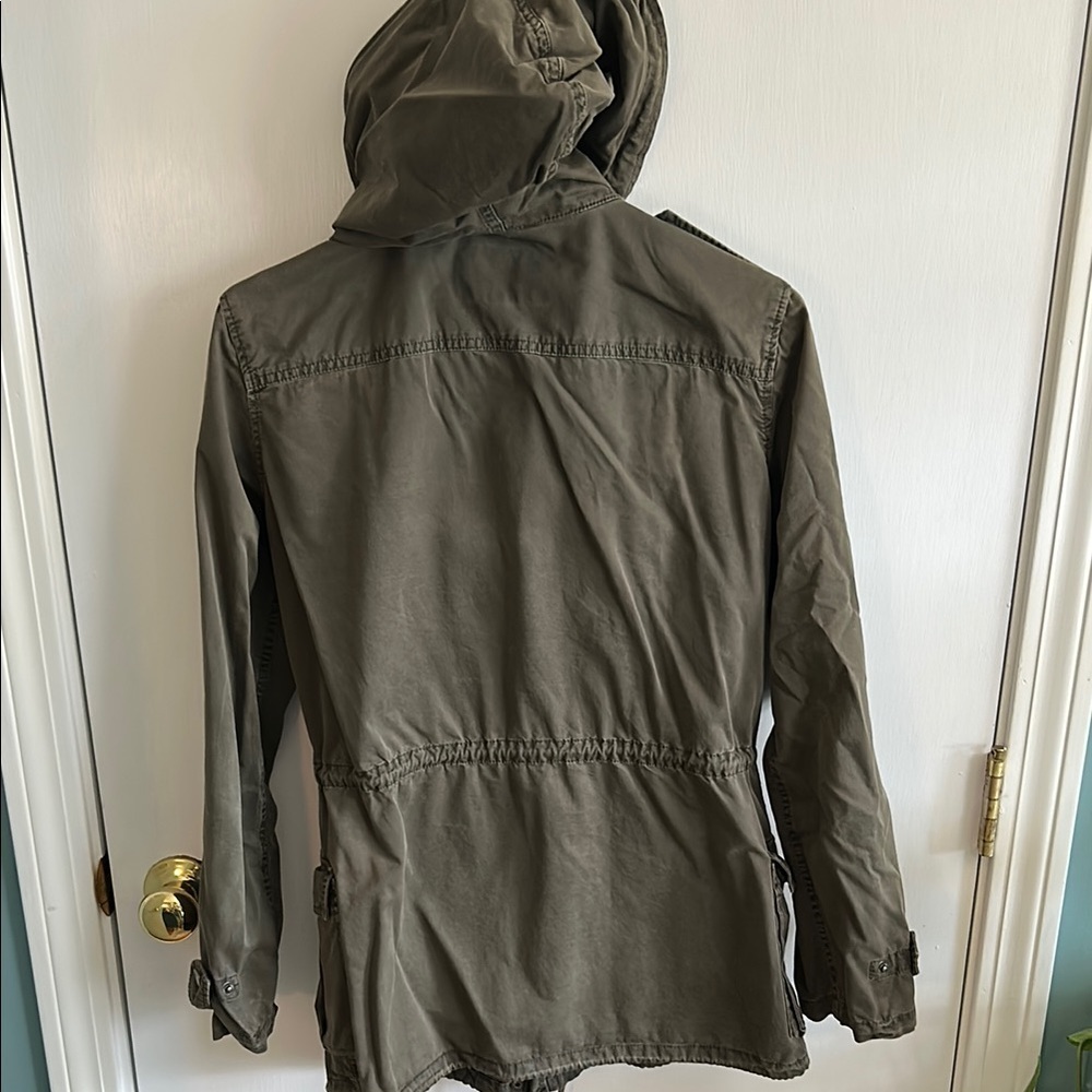 BNCI Olive Green Hooded Jacket - Picture 3 of 6